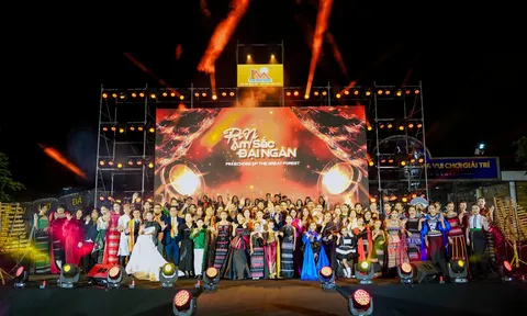 PINI Âm Sắc Đại Ngàn - Quỳnh Nguyễn Makeup Academy nâng tầm sắc đẹp trình diễn trong không gian Lễ hội Cồng Chiêng Đông Nam Á