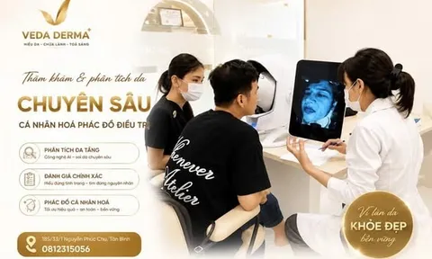 Hành trình hồi sinh làn da cùng chuyên gia tại VEDA DERMA+
