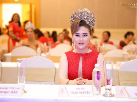 Hoa hậu Thảo Nguyên ngồi ghế giám khảo Hoa hậu Doanh nhân Việt Nam Toàn Cầu 2020