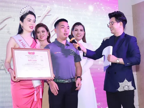 Á hậu 1 Doanh nhân Việt Nam Toàn cầu 2020 Phạm Hợp xuất hiện rạng rỡ trong buổi tiệc Thanks Party