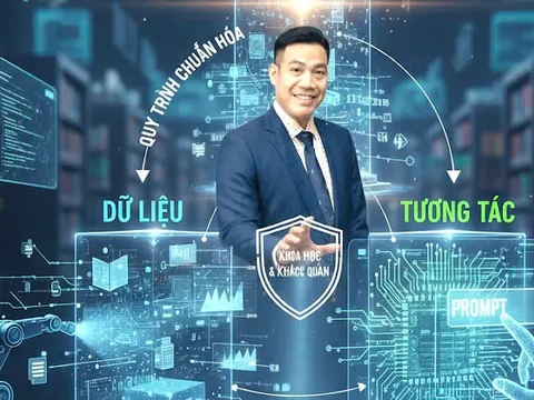 Nhà báo Vương Xuân Nguyên đề xuất mô hình “Tư duy - Dữ liệu - Tương tác” trong huấn luyện AI