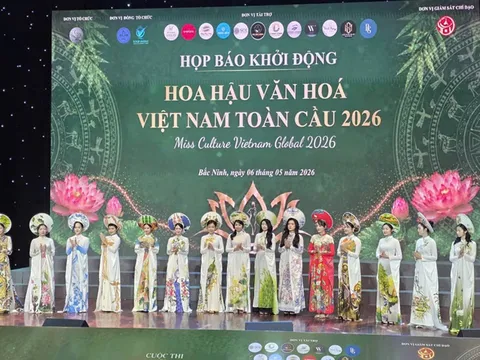 Cuộc thi “Hoa hậu Văn hóa Việt Nam toàn cầu 2026”: Hành trình tôn vinh nhan sắc, trí tuệ và văn hóa Việt