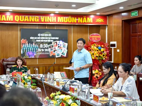 “Giáo dục đào tạo - Nghiên cứu khoa học - Thực hành biểu diễn” - Những trụ cột phát triển của Khoa Thanh nhạc - Đại học VHNT Quân đội