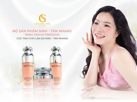 Bộ sản phẩm điều trị nám tàn nhang Rena Venus chính thức có mặt tại thị trường Việt Nam