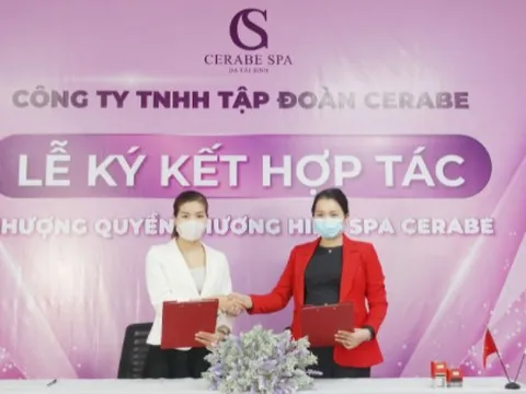 Lễ kí kết hợp tác toàn diện giữa Chuỗi nhượng quyền thương hiệu Spa Cerabe và Chủ Spa Nguyễn Thị Lượng