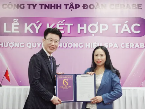Lễ kí kết hợp tác toàn diện giữa Chuỗi nhượng quyền thương hiệu Spa Cerabe và Chủ Spa Ngô Tuyết