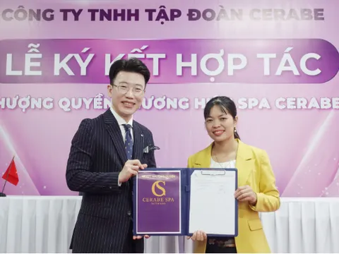Lễ kí kết hợp tác toàn diện giữa Chuỗi nhượng quyền thương hiệu Spa Cerabe và Chủ Spa Ngô Ngọc Ánh