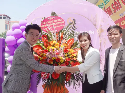 Tưng bừng khai trương Cerabe cơ sở 27 tại Quế Võ - Bắc Ninh