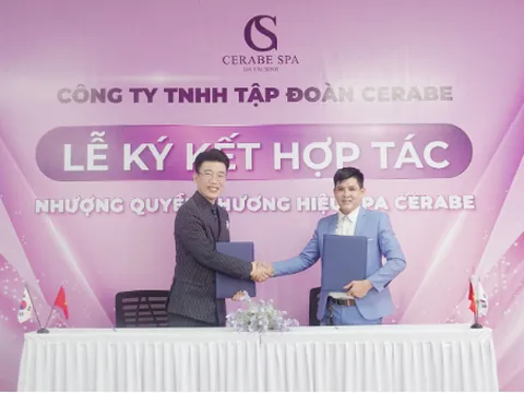 Lễ kí kết hợp tác toàn diện giữa Chuỗi nhượng quyền thương hiệu Spa Cerabe và Chủ Spa Đặng Văn Khương