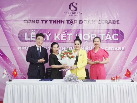 Ký kết nhượng quyền Spa Cerabe với CEO Vũ Thị Hậu