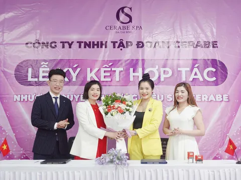 Ký kết nhượng quyền Spa Cerabe với CEO Đặng Thị Hoa