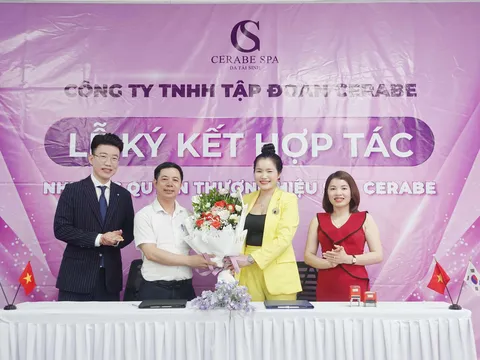 Ký kết nhượng quyền Spa Cerabe với CEO Nguyễn Văn Túc