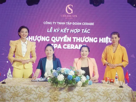 CEO Nông Thị Lê Vương chính thức ký kết hợp tác mở Spa Cerabe
