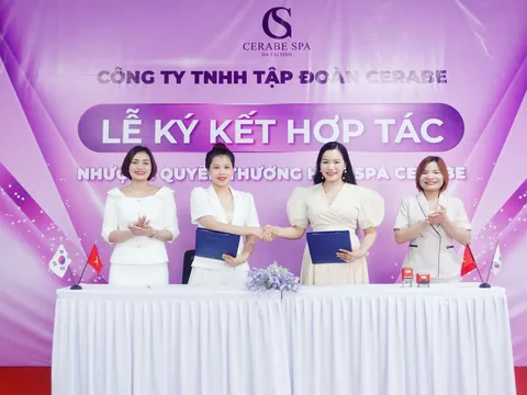 Chúc mừng giám đốc Chu Thị Phương Uyên nhận quyền thương hiệu Spa Cerabe