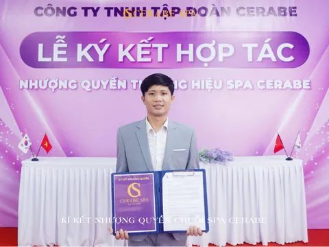 Ký kết nhượng quyền Spa Cerabe với CEO Thân Nhân Hoan