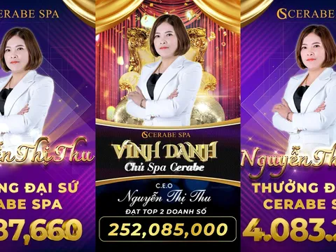 Tập đoàn Cerabe tự hào về giám đốc Spa Cerabe cơ sở 2: Nguyễn Thị Thu