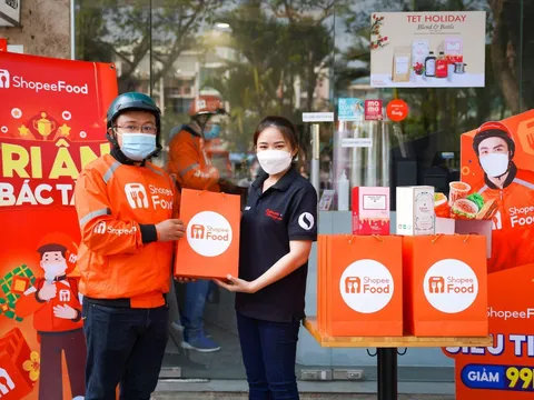 Nhiều hoạt động tri ân Tài xế ShopeeFood nhân dịp Tết đến, xuân về