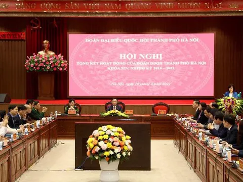 Bí thư Thành ủy Vương Đình Huệ: Đoàn ĐBQH TP Hà Nội là điểm sáng của Quốc hội khóa XIV