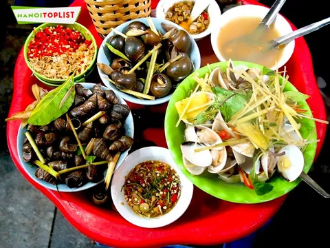 “Phố ốc” Tây Hồ