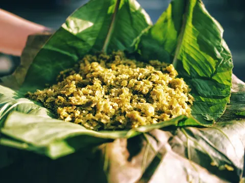 Hương vị cốm trong ẩm thực Hà Nội