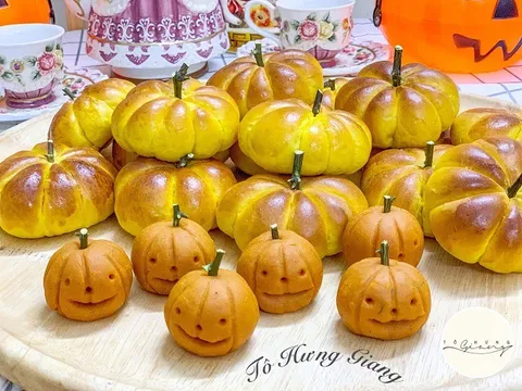 Bánh bí ngô ngộ nghĩnh cho Halloween