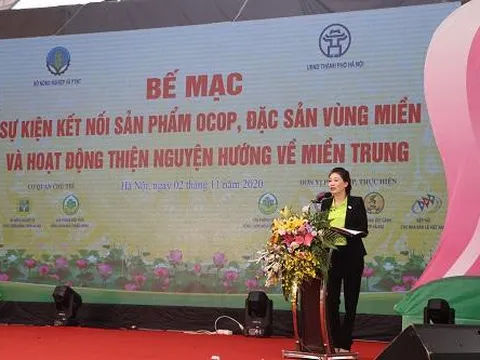 Khép lại sự kiện kết nối sản phẩm OCOP và hoạt động thiện nguyện hướng về miền Trung