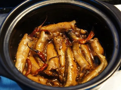 Cá bống thác kho riềng