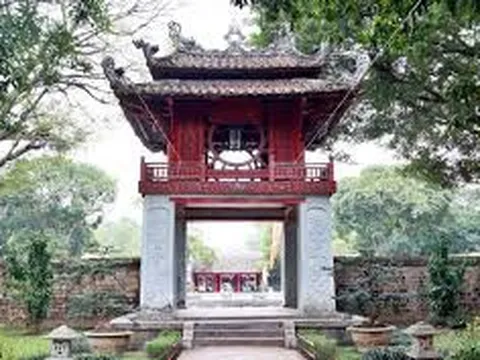 Thi ký họa Văn Miếu - Quốc Tử Giám