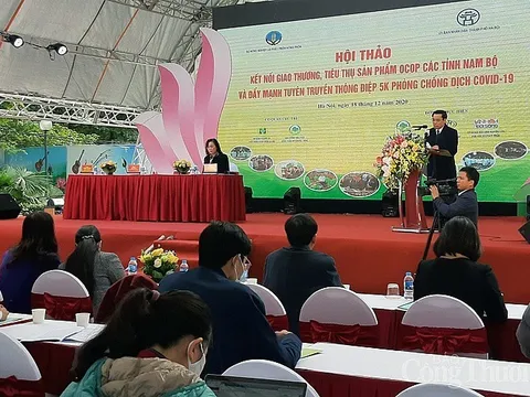 Kết nối giao thương sản phẩm OCOP Nam bộ tại thị trường Hà Nội