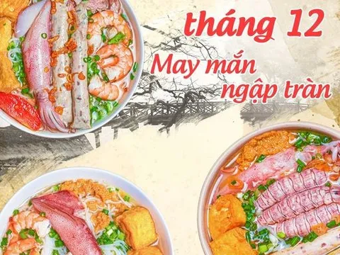 Bún riêu hải sản Vương Thủy thơm ngon đúng vị