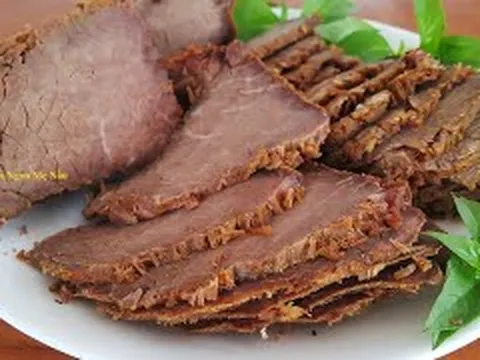 Món ngon ngày tết: Thịt bò kho khô xứ Nghệ