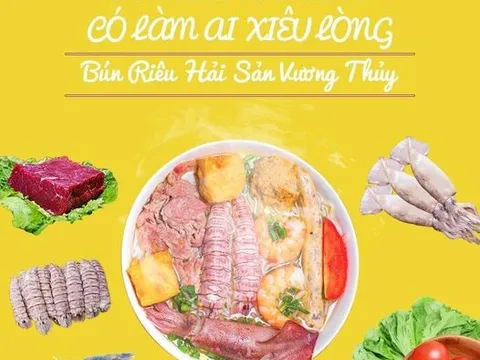 Hương Vị Bún Riêu Hải Sản Vương Thủy xua tan cái lạnh Hà Nội