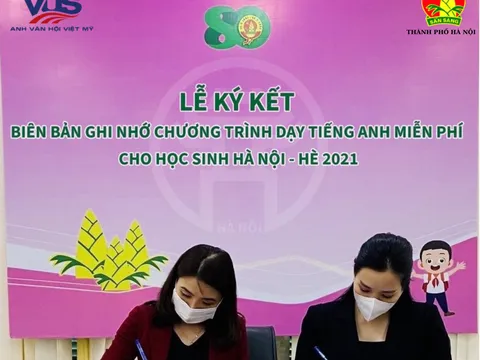 Khai giảng lớp tiếng Anh trực tuyến miễn phí cho 1000 học sinh Hà Nội