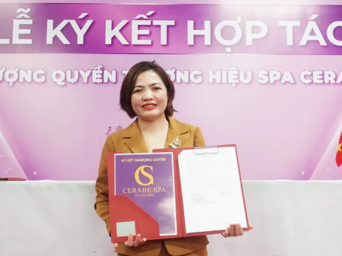 Lễ ký kết hợp tác giữa Chuỗi nhượng quyền thương hiệu Spa Cerabe và Đại lý Trần Thị An.