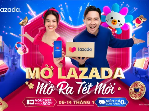 MỞ LAZADA, MỞ RA TẾT MỚI VỚI TRIỆU NIỀM VUI, NGÀN ƯU ĐÃI  CHO NGƯỜI DÙNG AN TÂM MUA SẮM