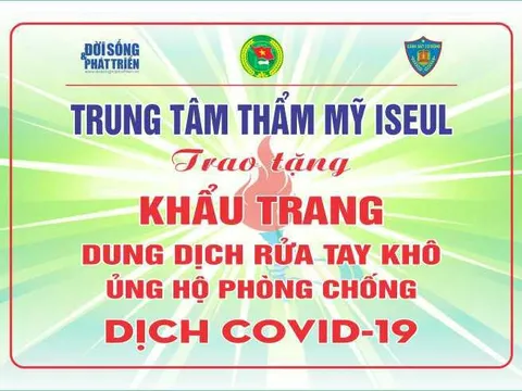 Trung tâm thẩm mỹ ISEUL tích cực đồng hành cùng cộng đồng doanh nhân phòng chống COVID19