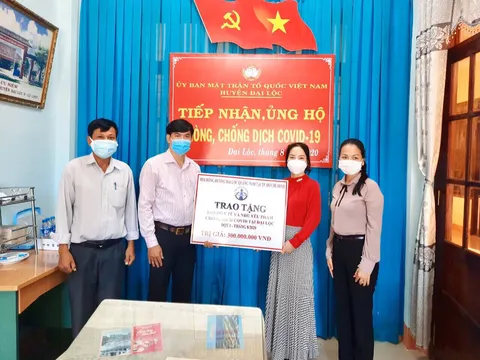 Nhiều cá nhân, tổ chức đồng hương hỗ trợ quê nhà phòng chống dịch Covid-19