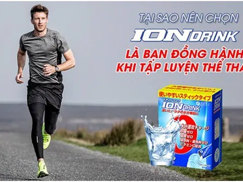 ION DRINK - Bù nước và chất điện giải Nhật Bản lựa chọn lý tưởng cho người tập thể thao