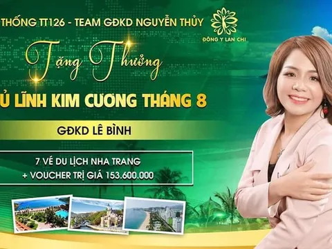 Lê Bình – Top 5 nhà lãnh đạo xuất sắc Đông Y Lan Chi tháng 8/2020