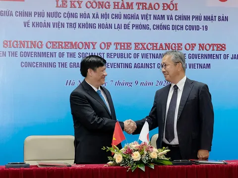 Nhật Bản viện trợ gần 500 tỷ đồng giúp Việt Nam phòng, chống dịch COVID-19