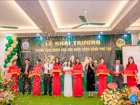 Khai trương trung tâm chăm sóc sức khỏe tại Thanh Sơn Phú Thọ