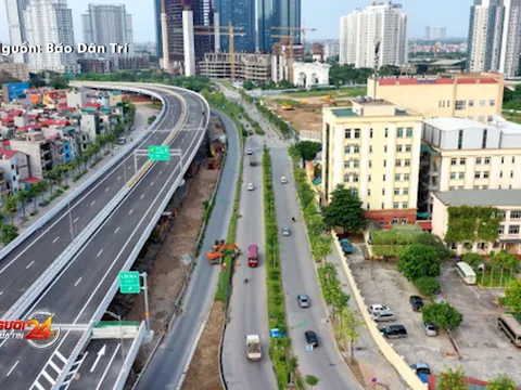 Chính thức thông xe dự án đường trên cao hơn 5.000 tỷ đồng tại Hà Nội