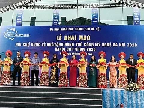 400 gian hàng tham gia Hội chợ quốc tế Quà tặng hàng thủ công mỹ nghệ Hà Nội năm 2020