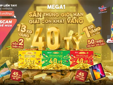 Người chơi chính thức gia nhập cuộc đua “săn vàng” mỗi  tuần trên Mega1, ai sẽ là người “về đích” đầu tiên?