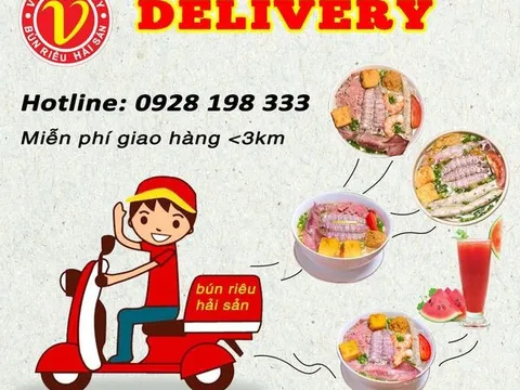 Thưởng thức bún riêu hải sản độc đáo tại Vương Thủy