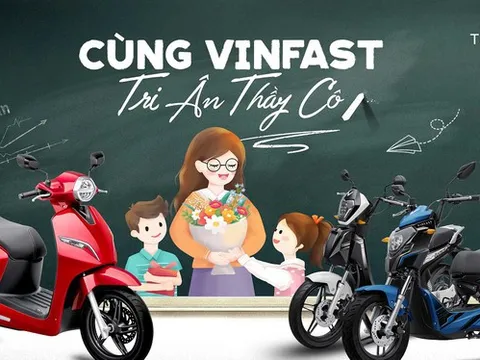 VinFast tặng quà tri ân thầy cô đón mừng ngày nhà giáo Việt Nam