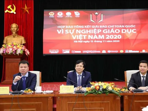 50 tác phẩm đoạt Giải báo chí toàn quốc 'Vì sự nghiệp giáo dục Việt Nam' năm 2020