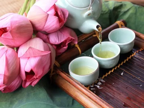 Quận Tây Hồ xây dựng không gian thưởng thức trà sen