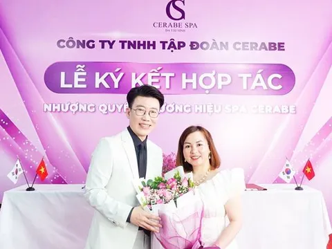 Lễ ký kết hợp tác giữa Chuỗi nhượng quyền thương hiệu Spa Cerabe và Đại lý Nguyễn Thị Minh Chuyên
