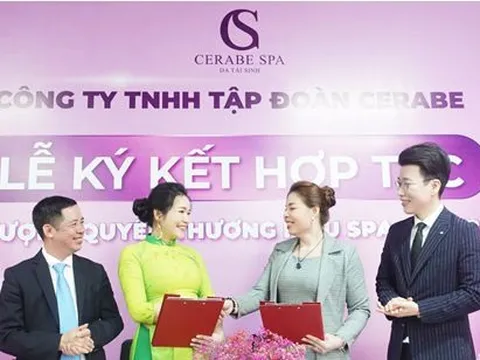 Lễ ký kết hợp tác giữa Chuỗi nhượng quyền thương hiệu Spa Cerabe và Chủ Spa Nguyễn Thị Huệ